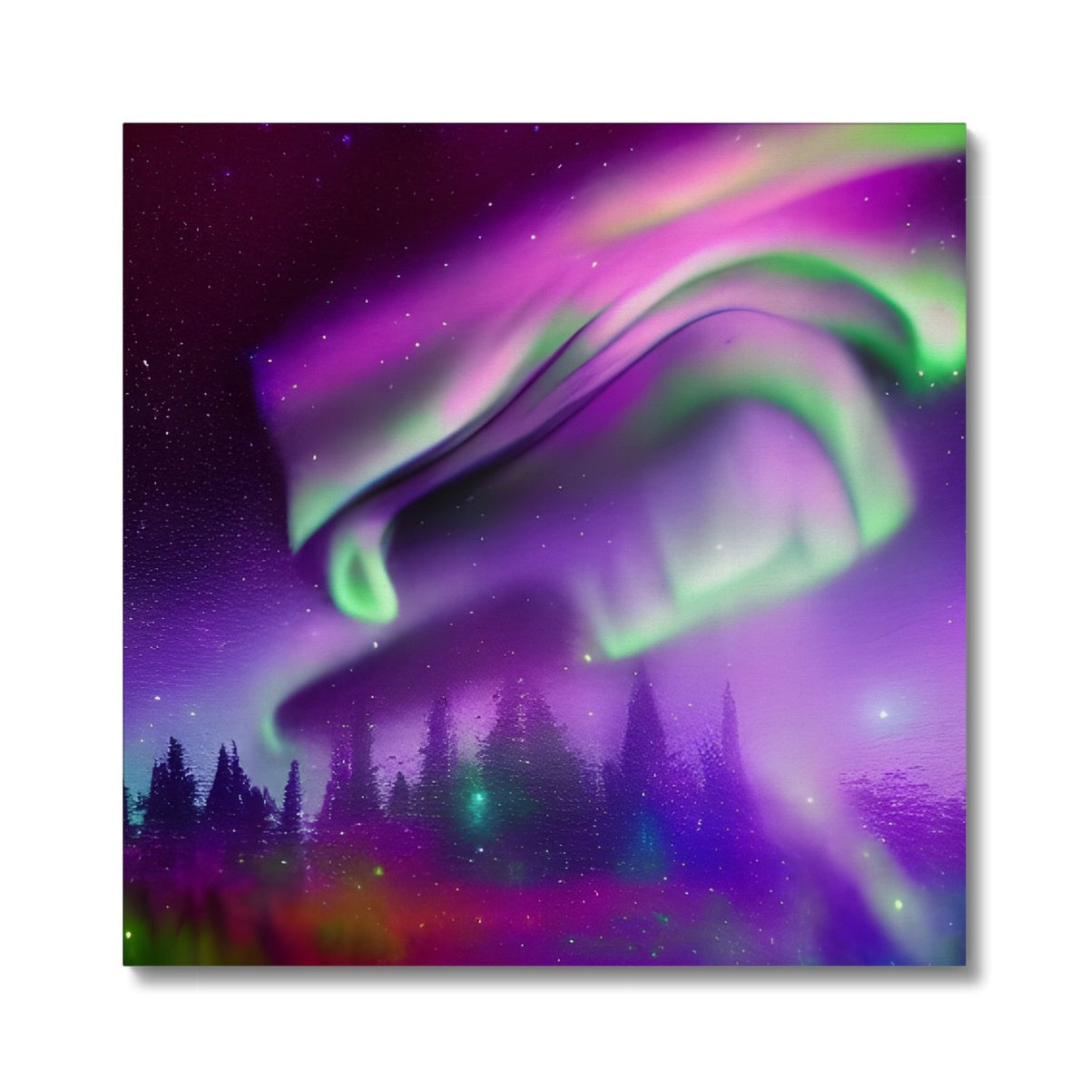 Aurora In A Sparkling Night Canvas Prodigi