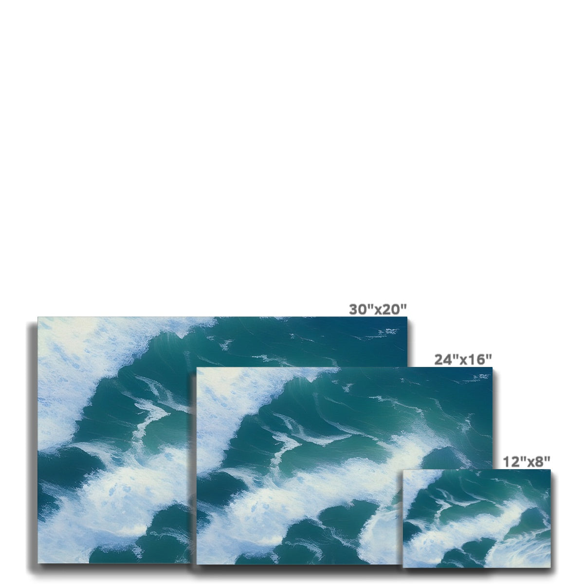 Colliding Waves Eco Canvas Prodigi