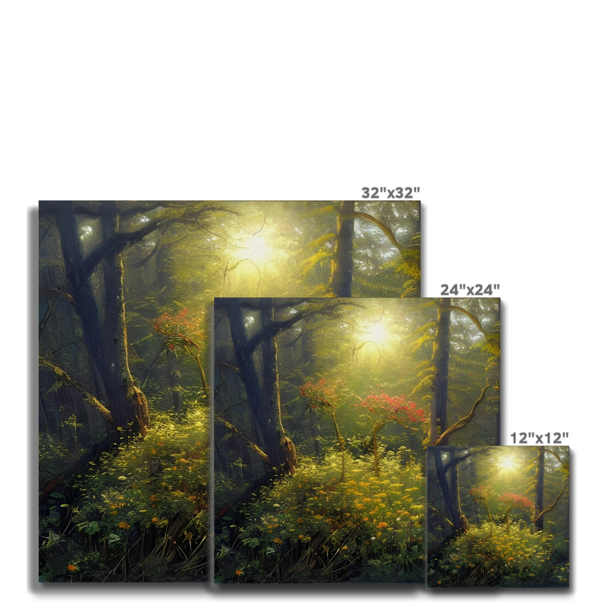 Flower of Hope in the Forest Canvas Prodigi