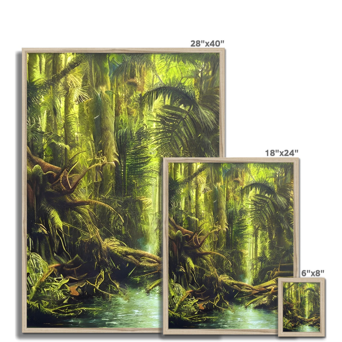 Wild Jungle  Framed Print Prodigi