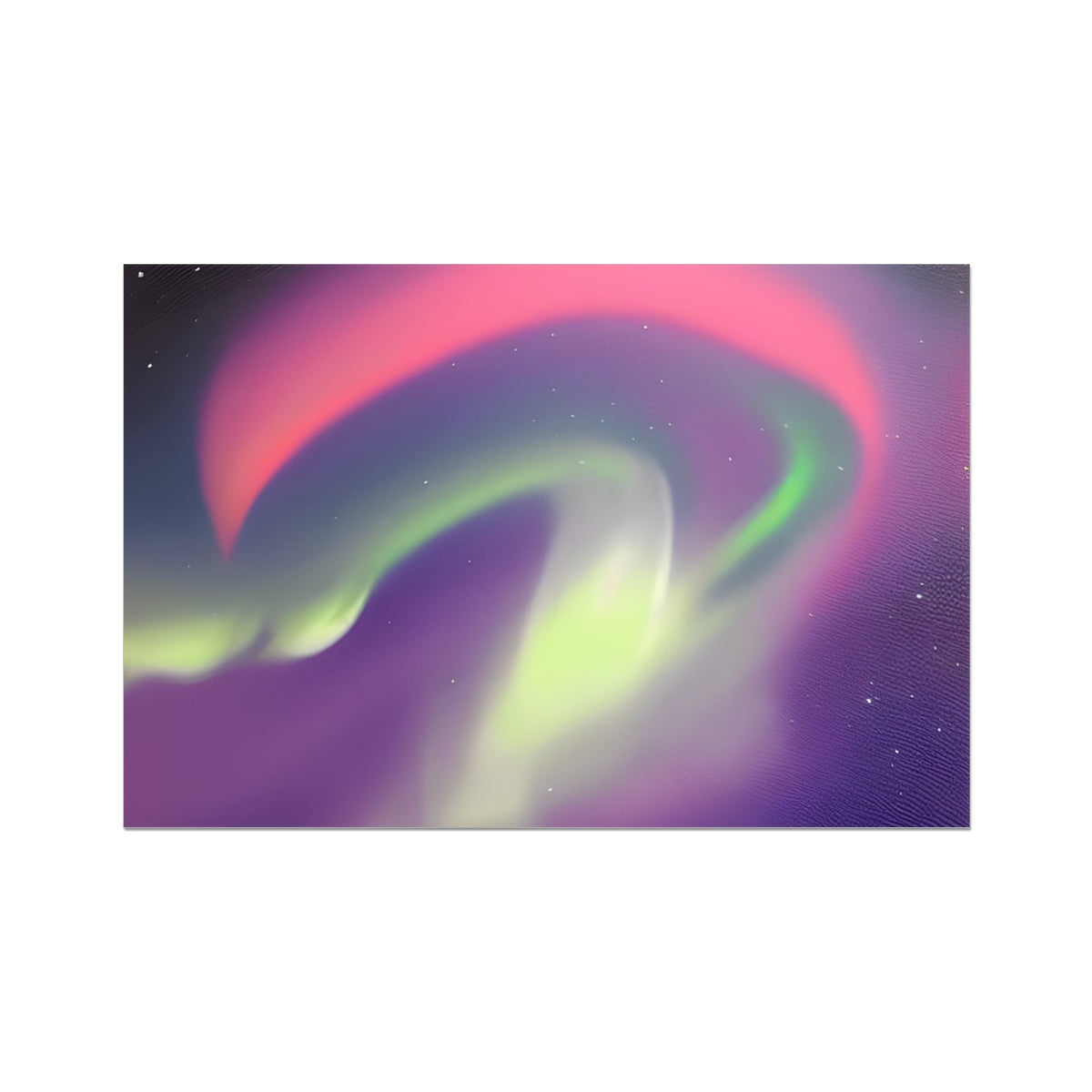 Multicolor Aurora Waves Fine Art Print Prodigi