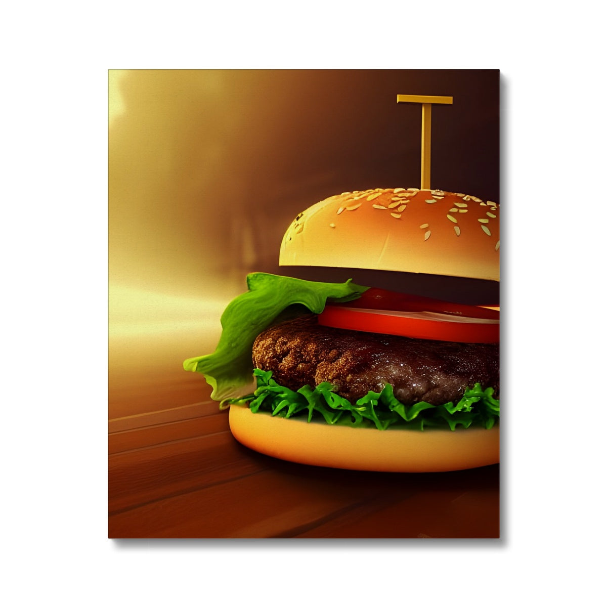 Burger Highlight Canvas Prodigi