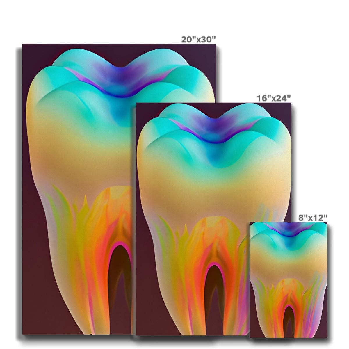 Colorful Tooth Eco Canvas Prodigi