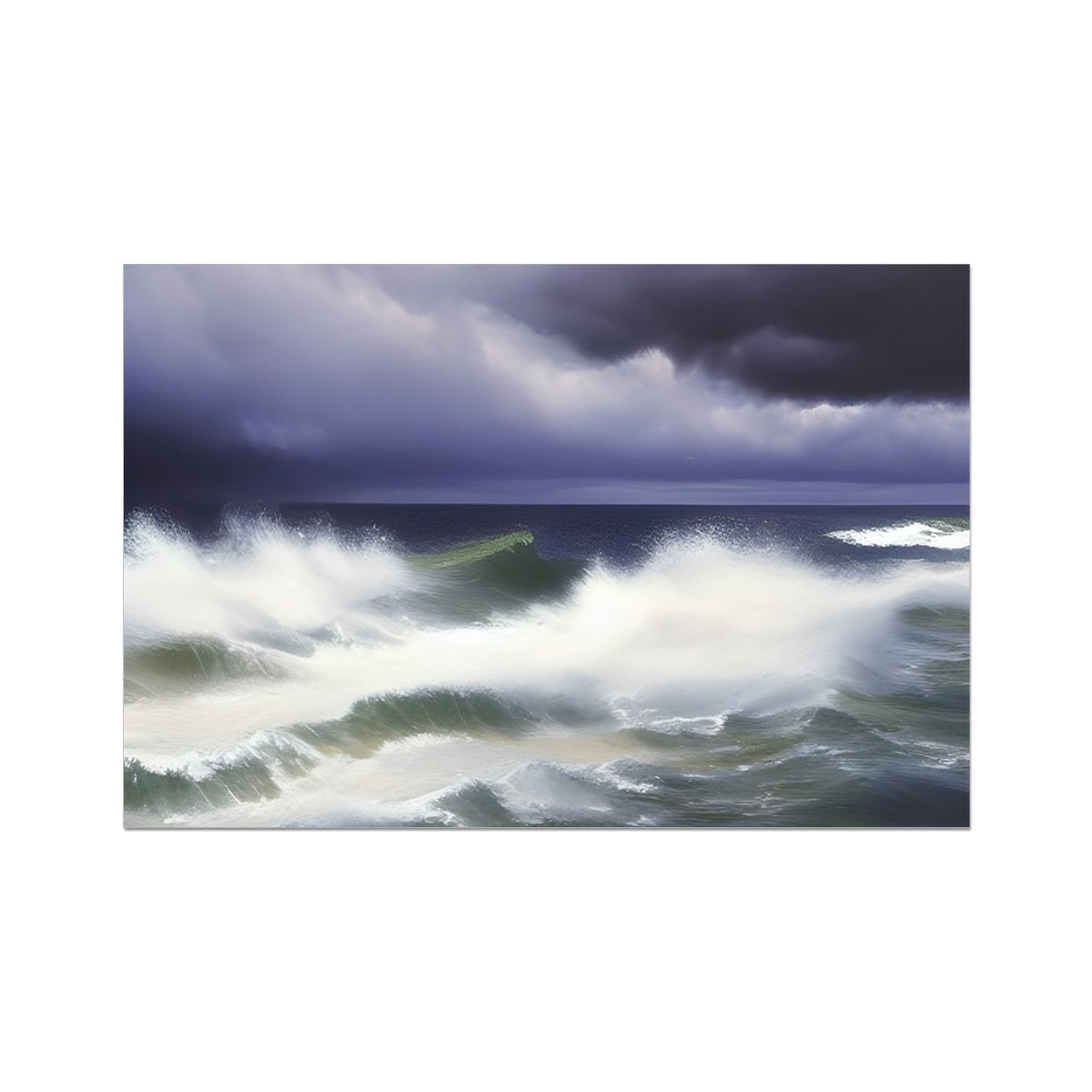 Stormy Sea Fine Art Print Prodigi