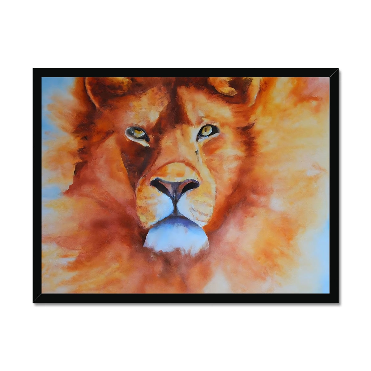 Majestic Lion Framed Print Prodigi