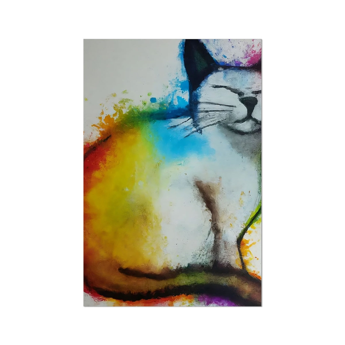 Rainbow Cat Fine Art Print Prodigi