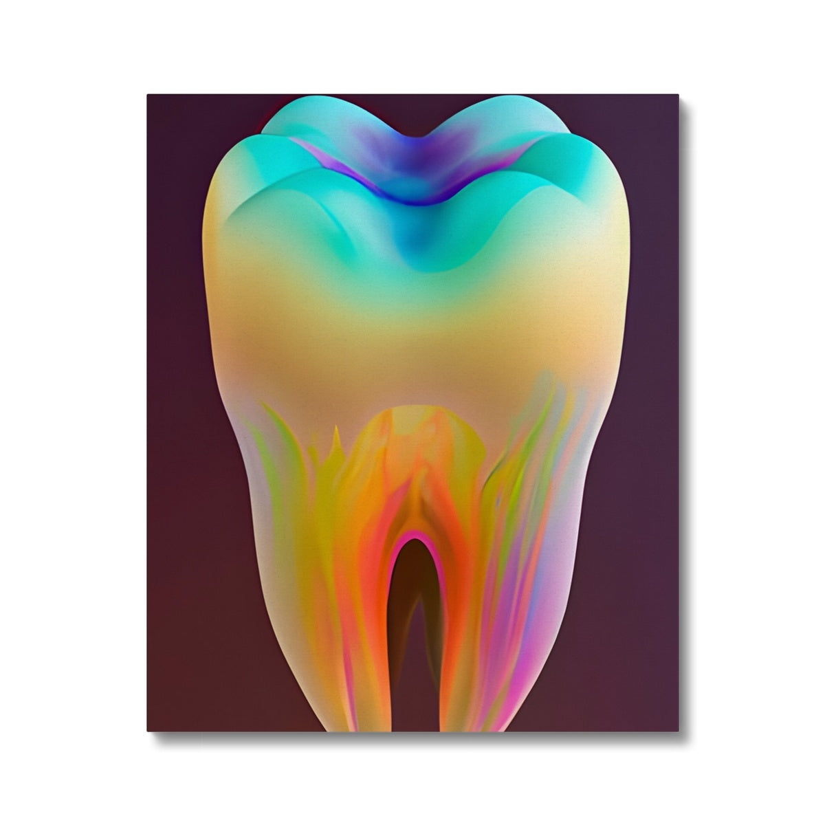 Colorful Tooth Canvas Prodigi