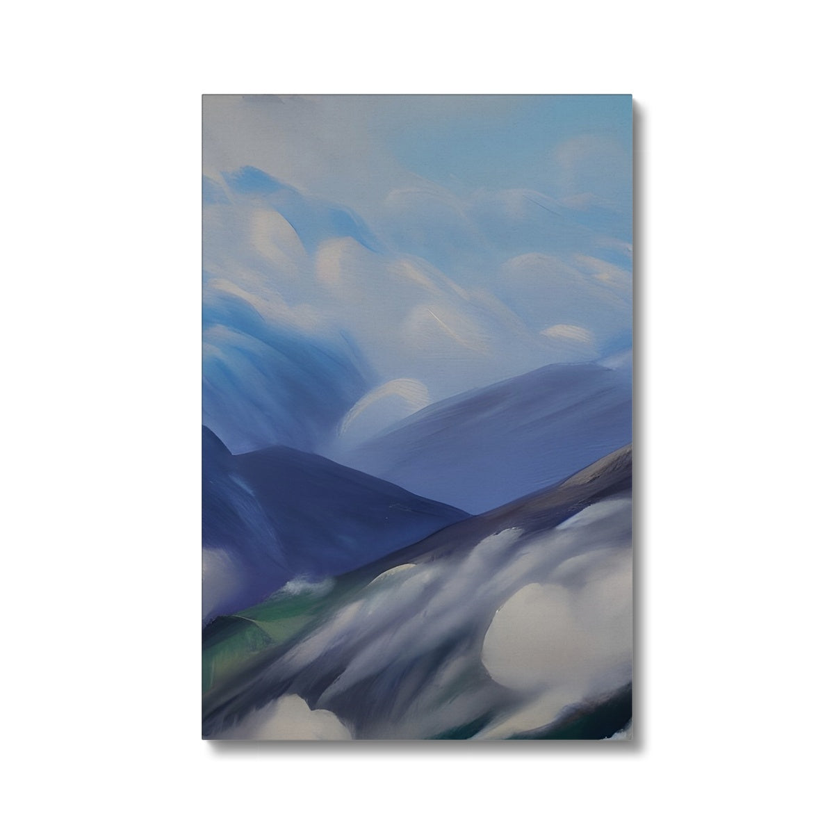 Cloudy Mountains Eco Canvas Prodigi