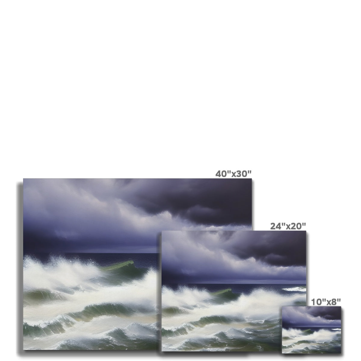 Stormy Sea Canvas Prodigi