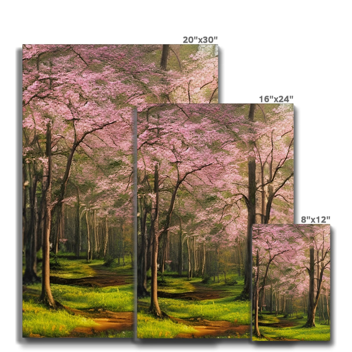 Cherry Blossom in a Forest Eco Canvas Prodigi