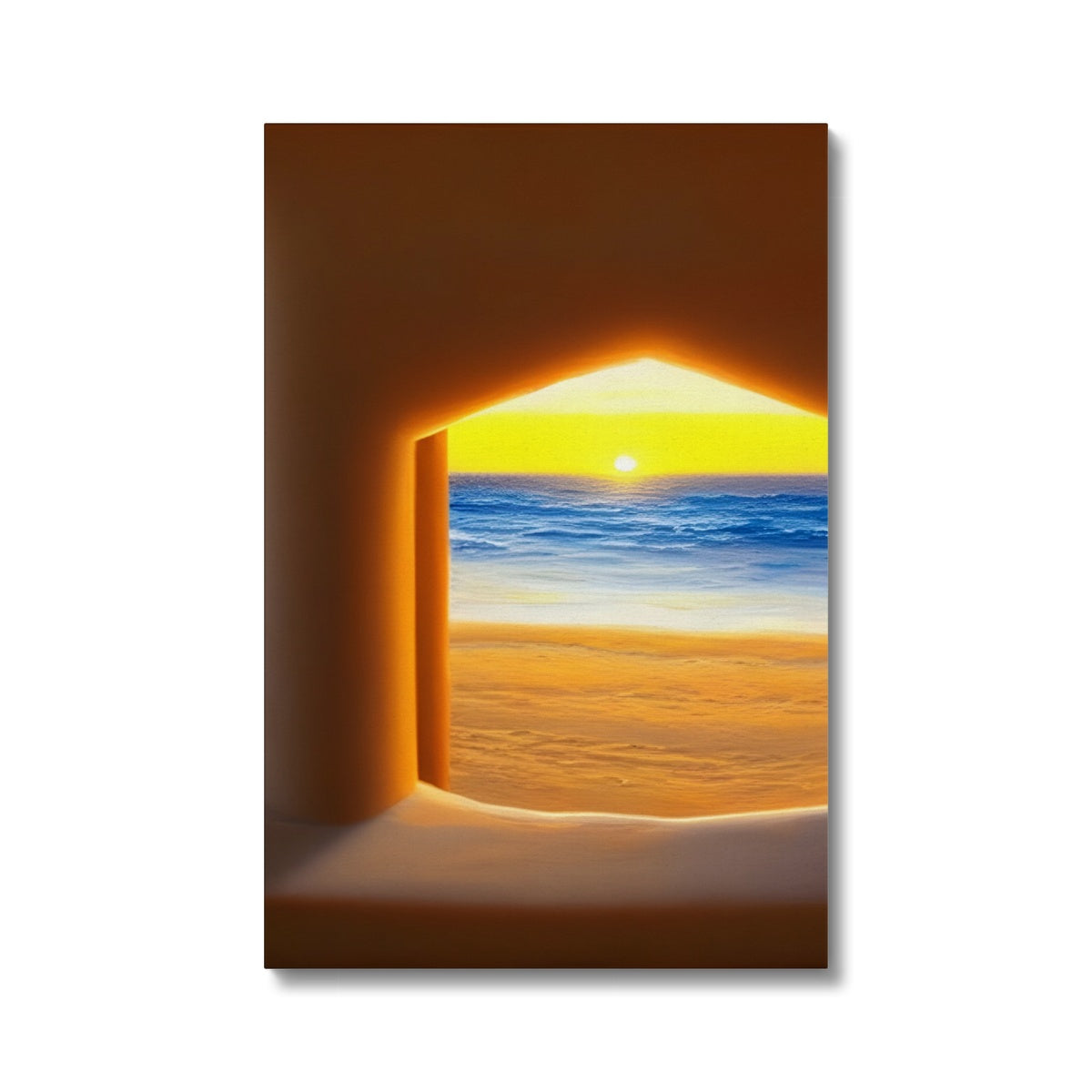 View out of a Sandcastle Eco Canvas Prodigi