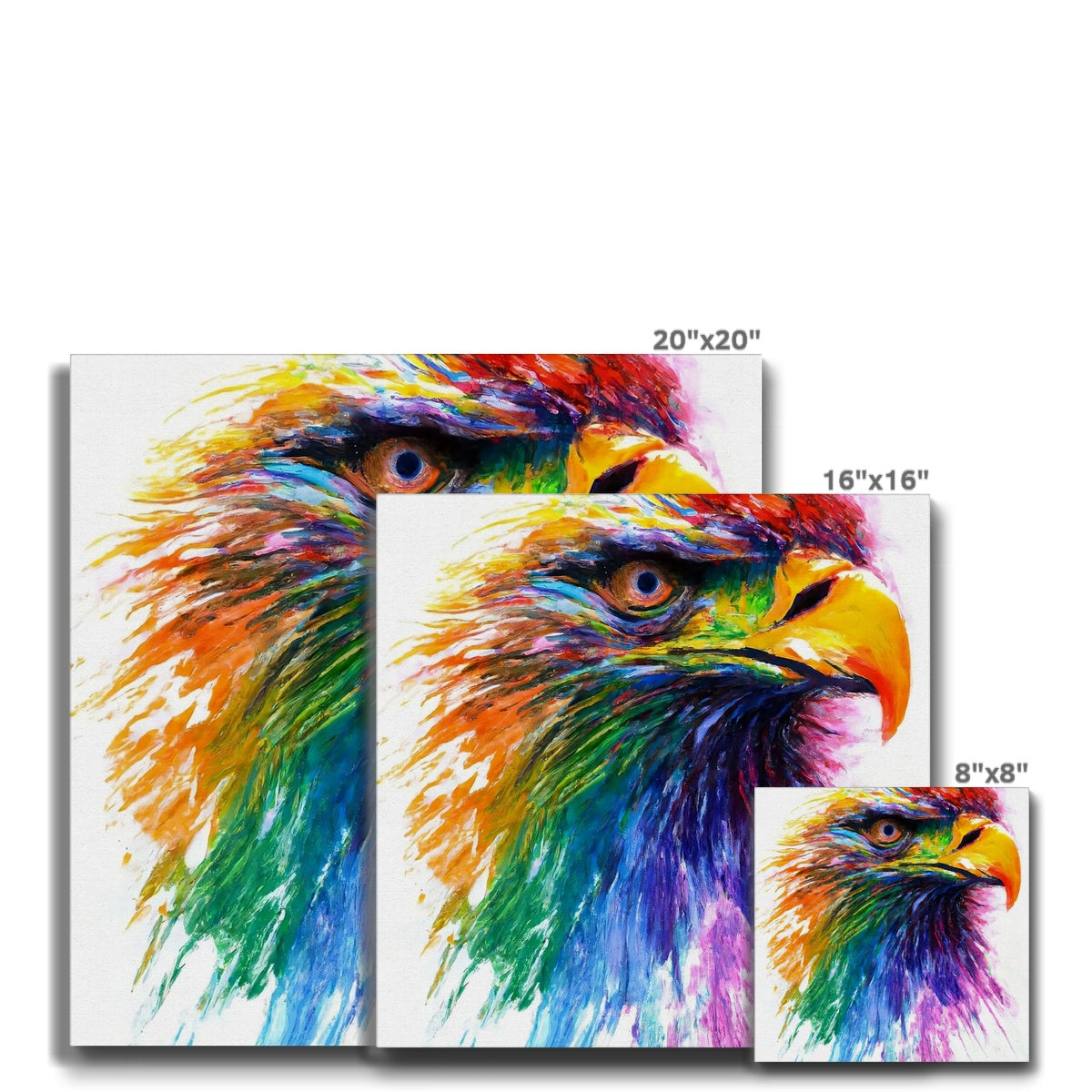 Rainbow Eagle Eco Canvas Prodigi