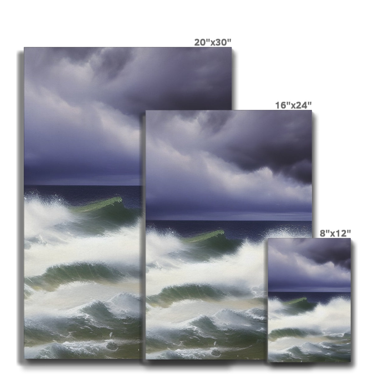 Stormy Sea Eco Canvas Prodigi