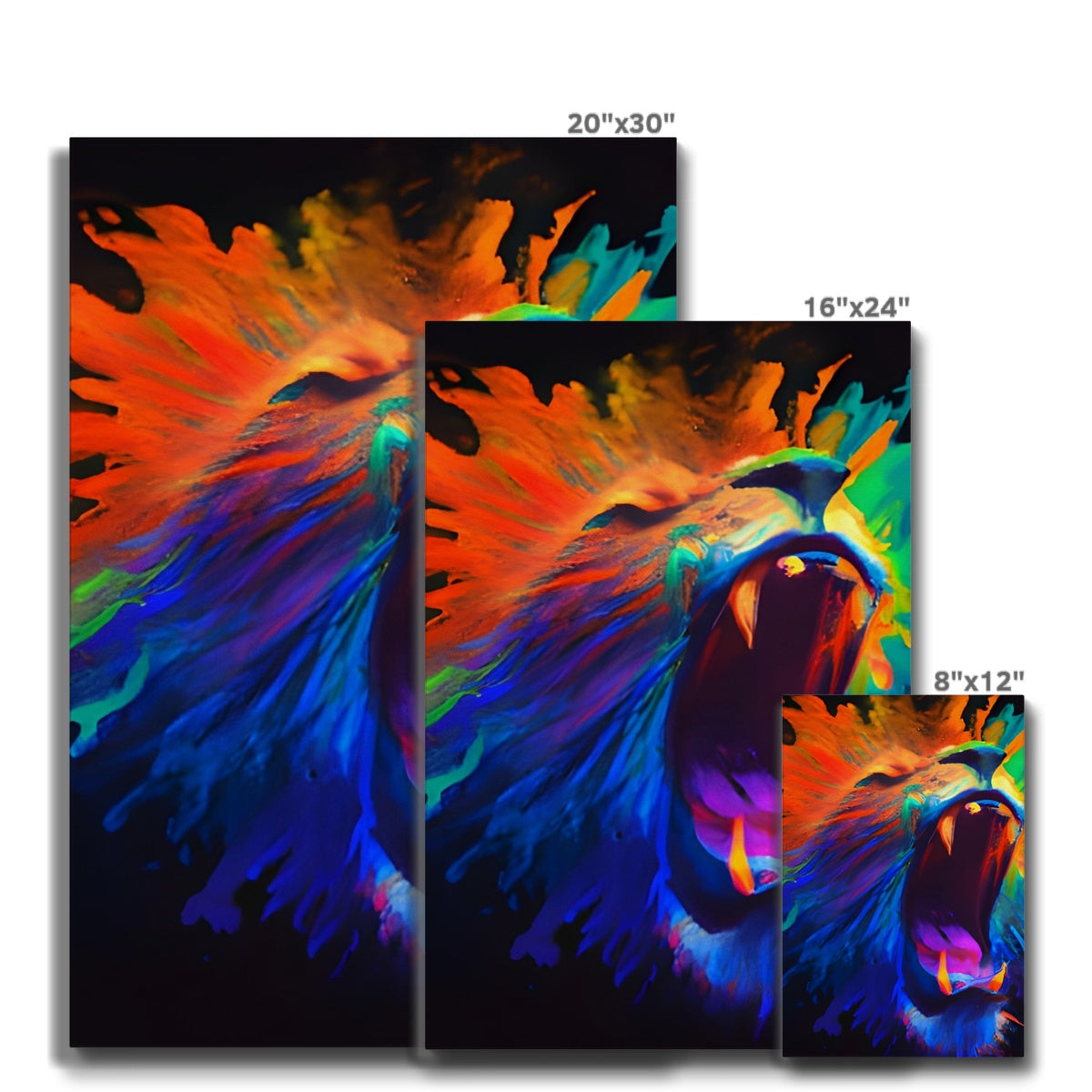 Lions Rainbow Roar Eco Canvas Prodigi