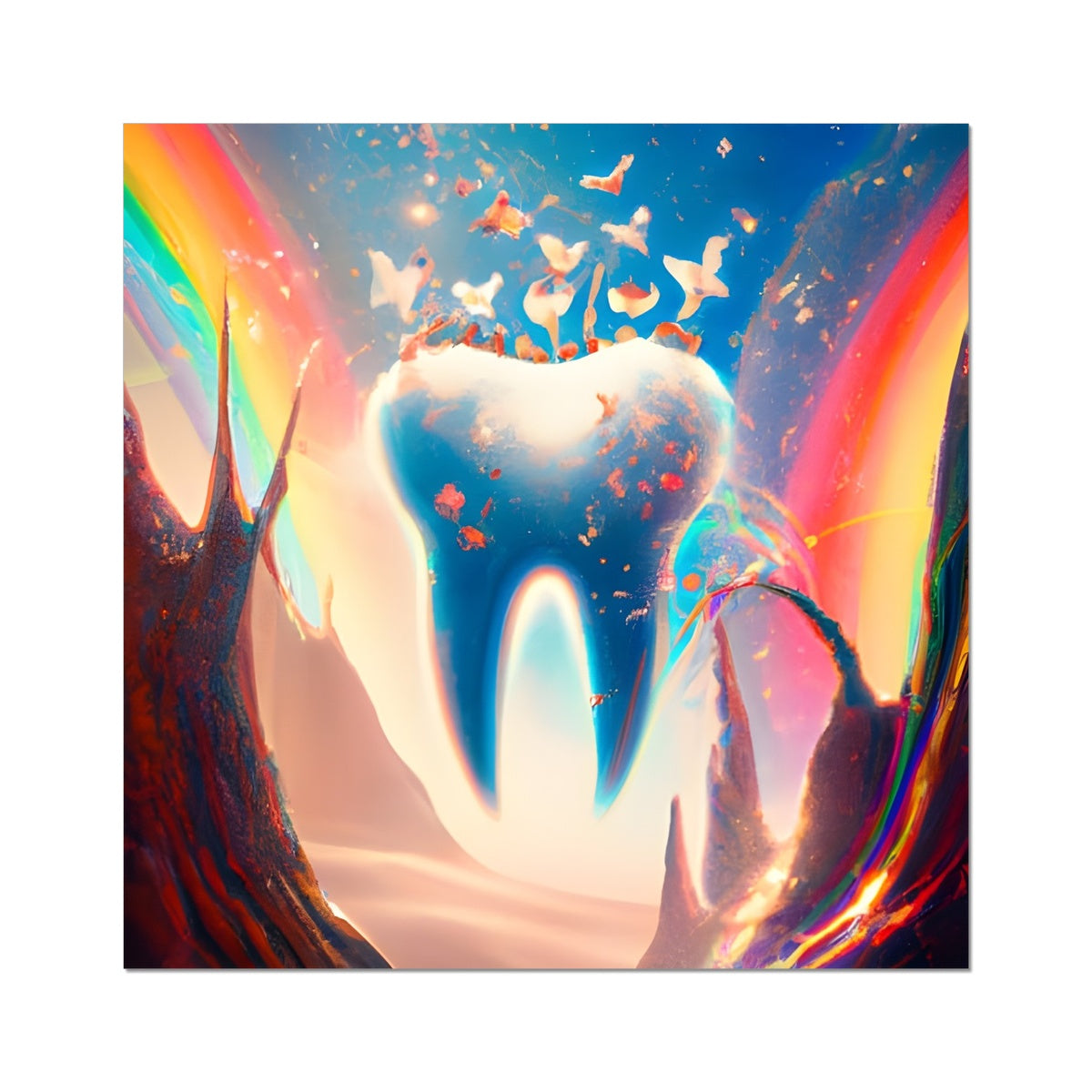 Tooth in Rainbows Fine Art Print Prodigi