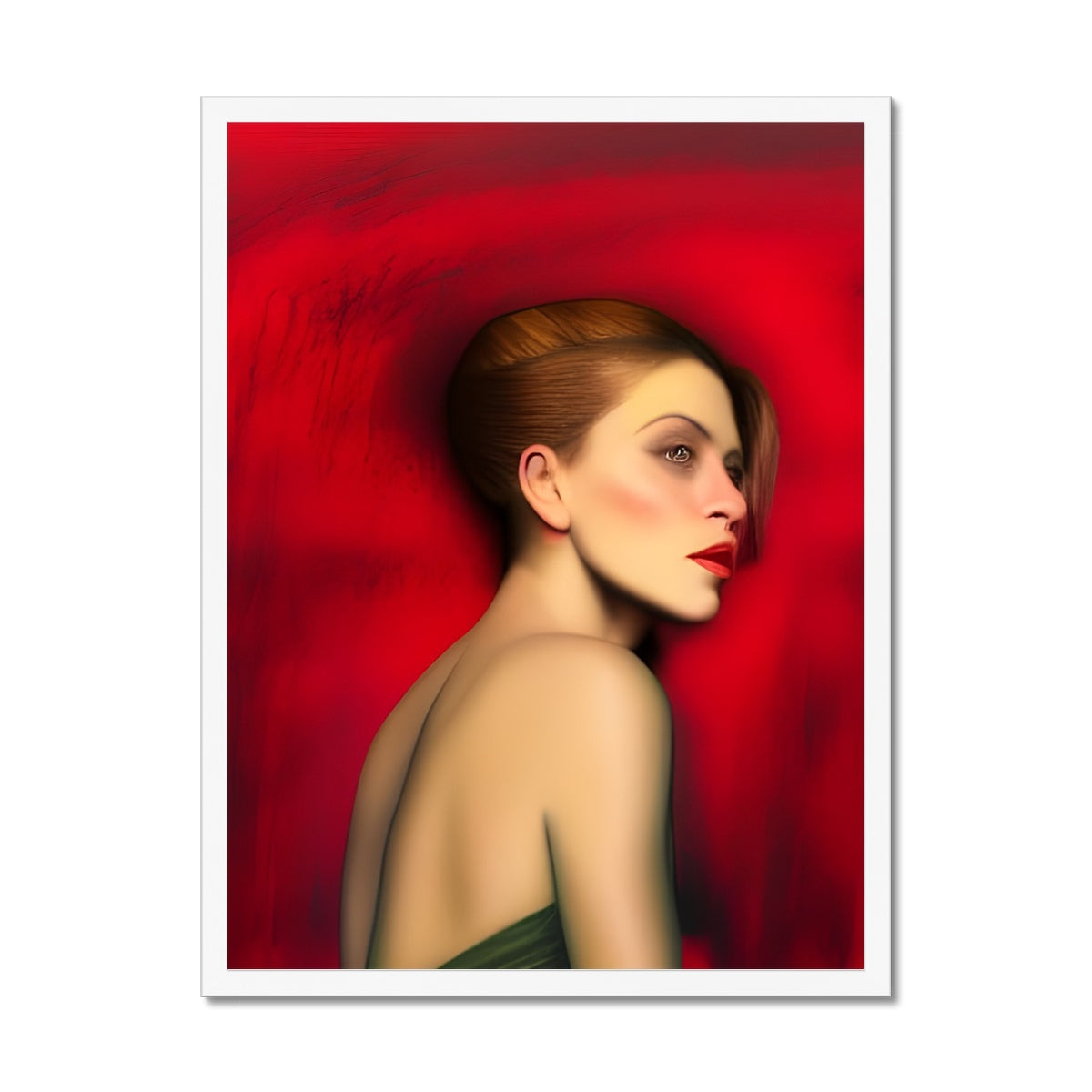 Red Temptation Framed Print Prodigi