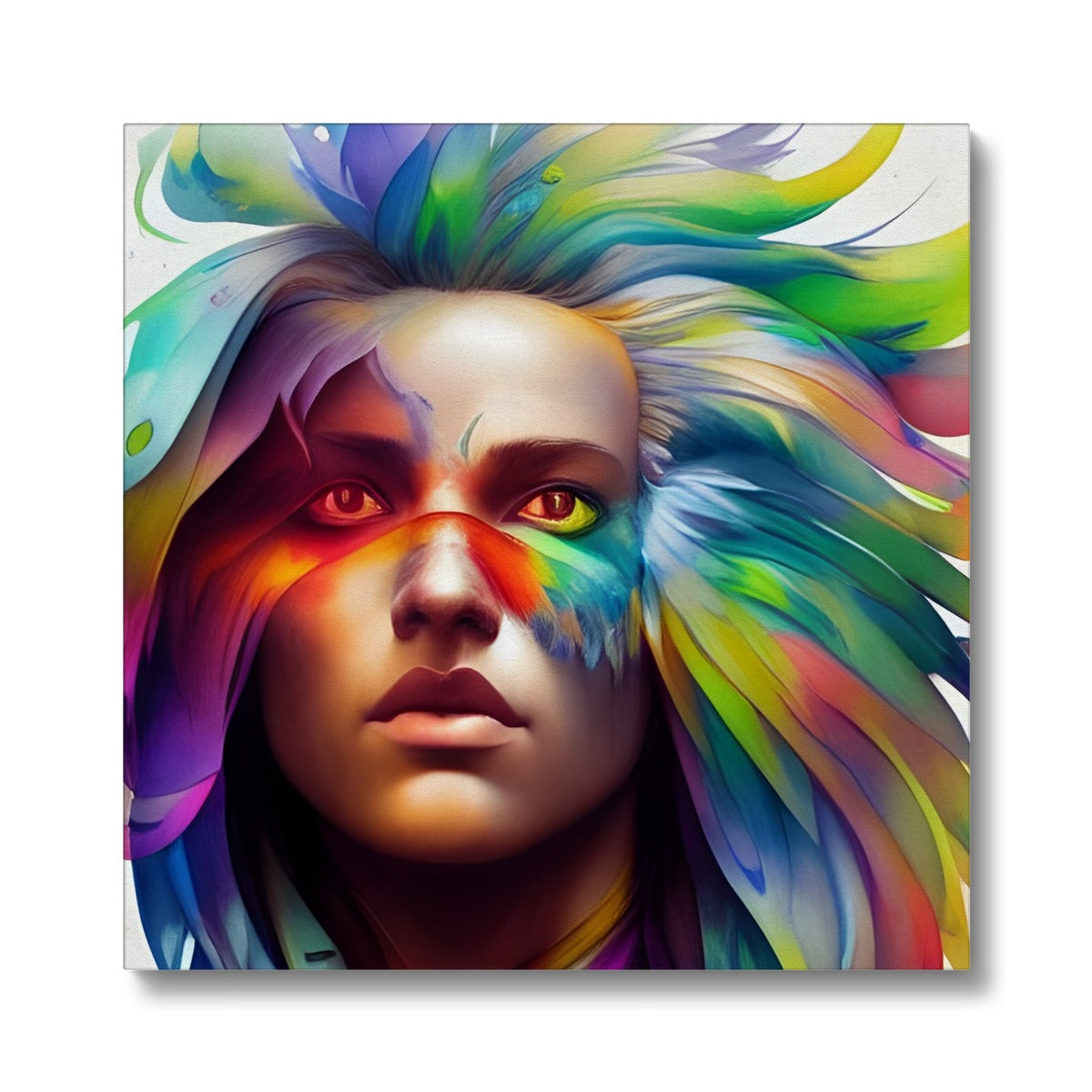 Women Rainbow Eagle Head Eco Canvas Prodigi