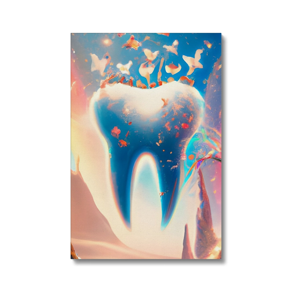 Tooth in Rainbows Eco Canvas Prodigi