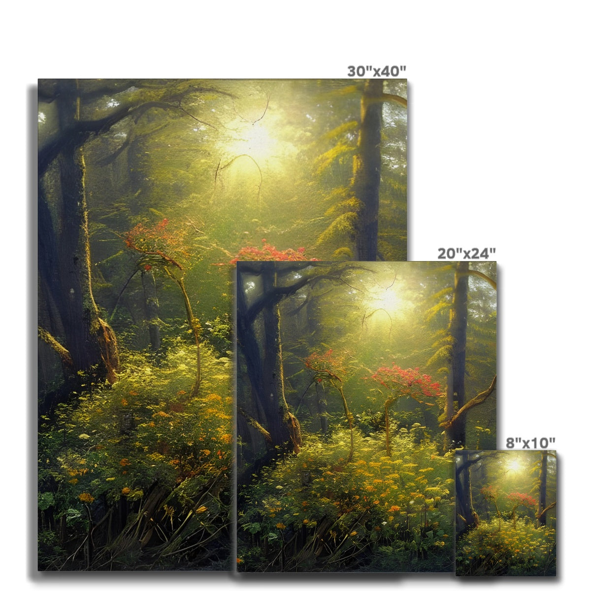 Flower of Hope in the Forest Canvas Prodigi