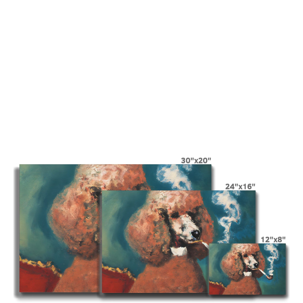 Smoking Poodle Eco Canvas Prodigi