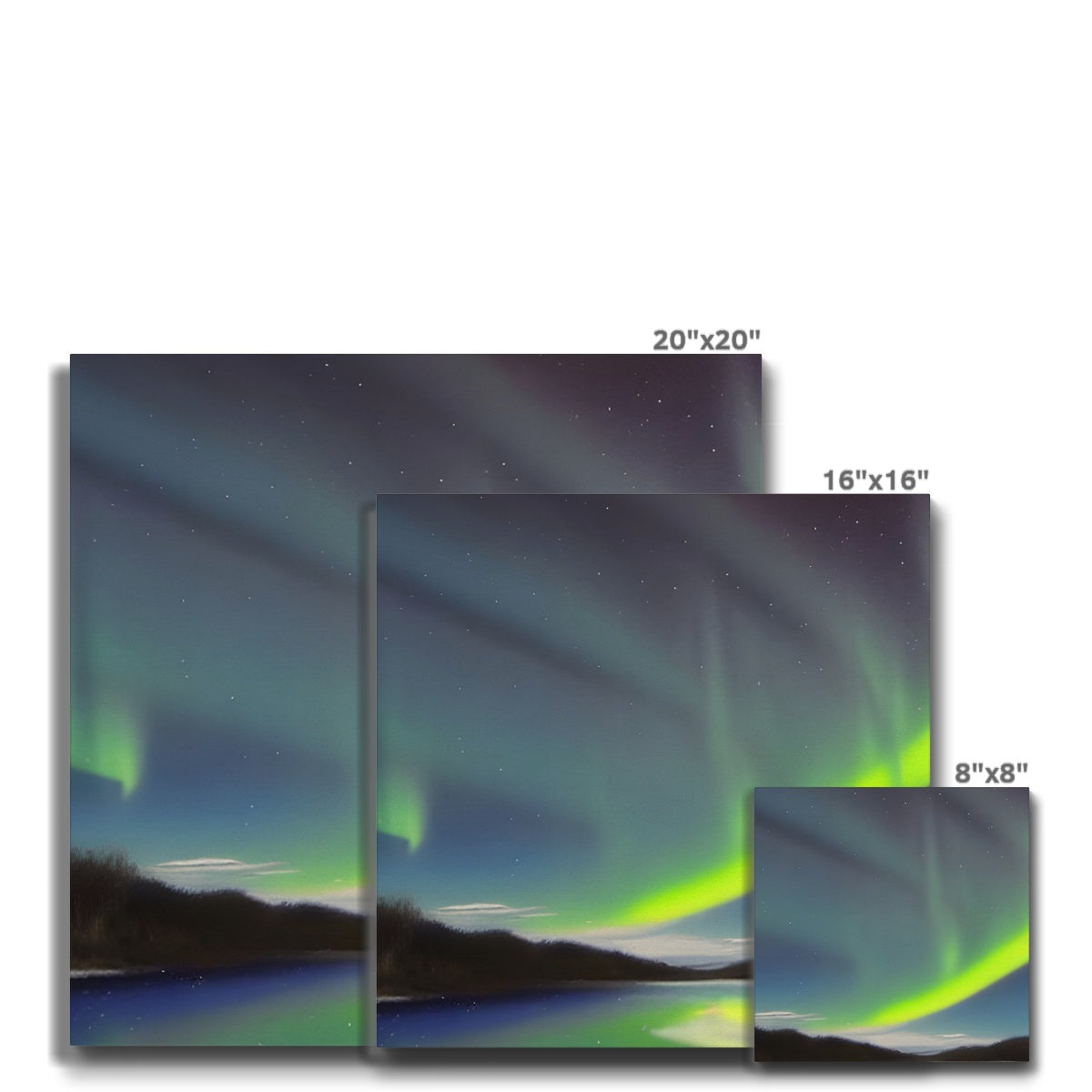 Aurora At Night Eco Canvas Prodigi