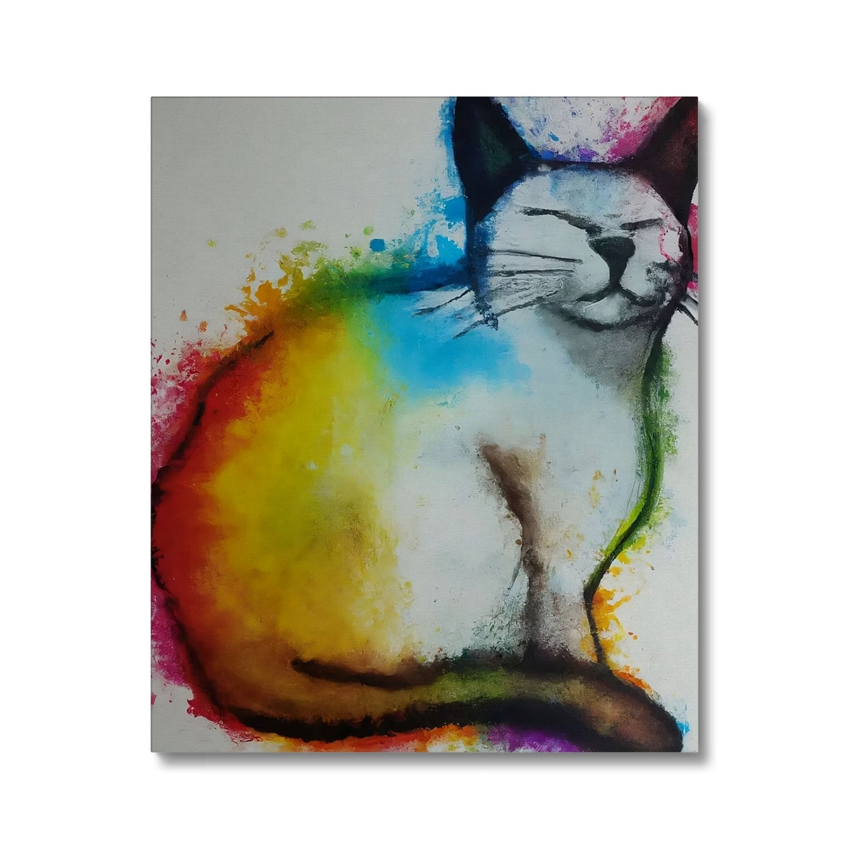 Rainbow Cat Canvas Prodigi