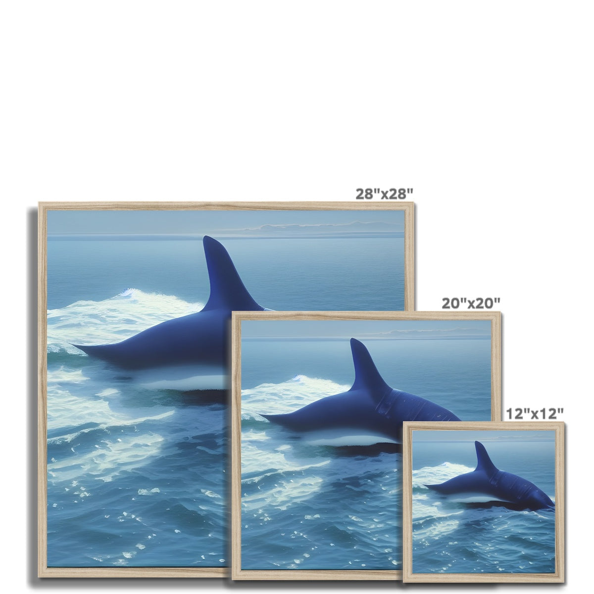 Fluke In The Ocean Framed Print Prodigi