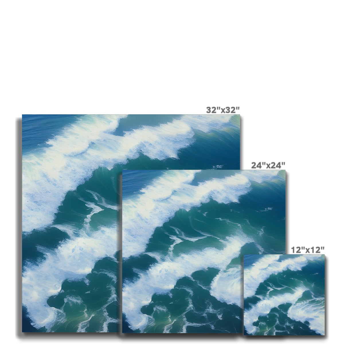 Colliding Waves Canvas Prodigi