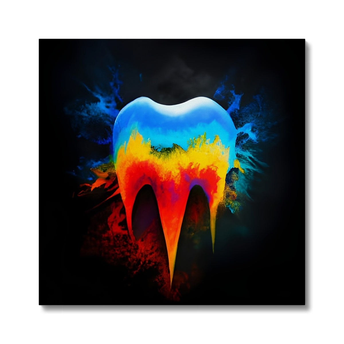 Hot to Cold Tooth Canvas Prodigi