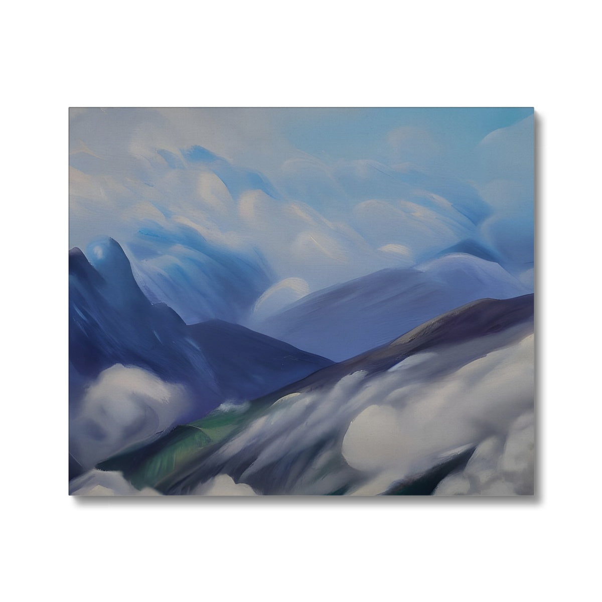 Cloudy Mountains Canvas Prodigi