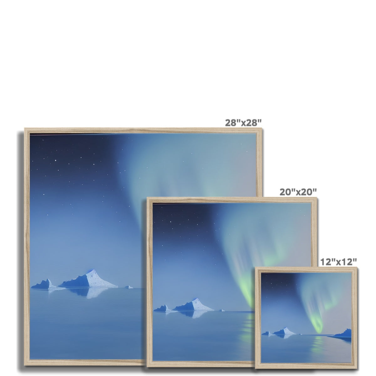 Aurora In A Ice World Framed Print Prodigi