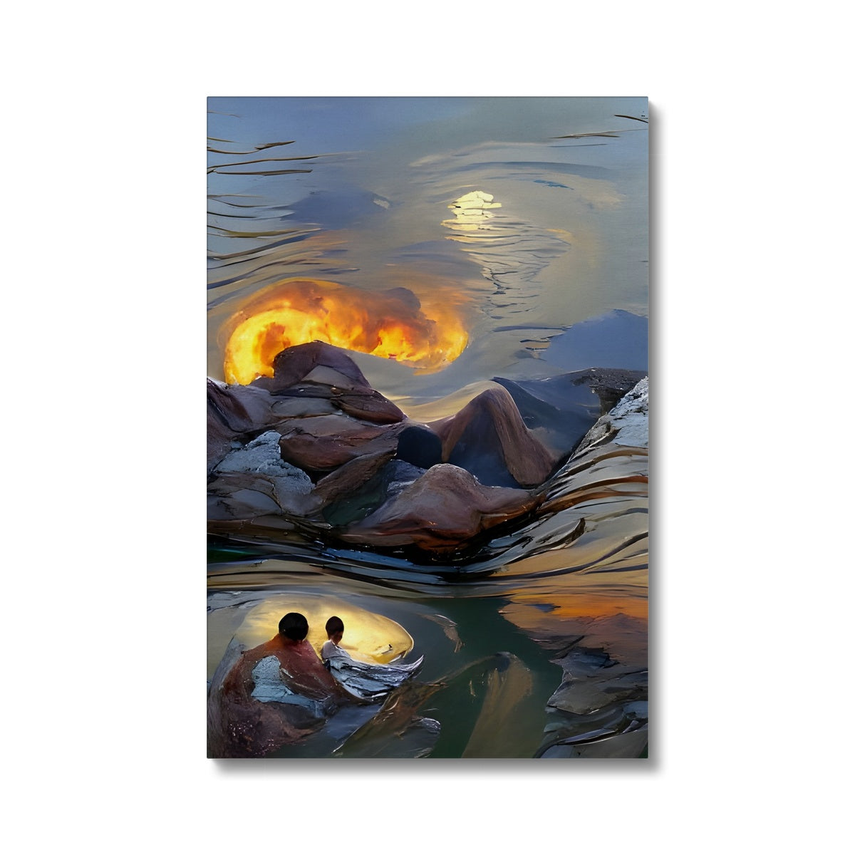 Mountains at Sunset Eco Canvas Prodigi