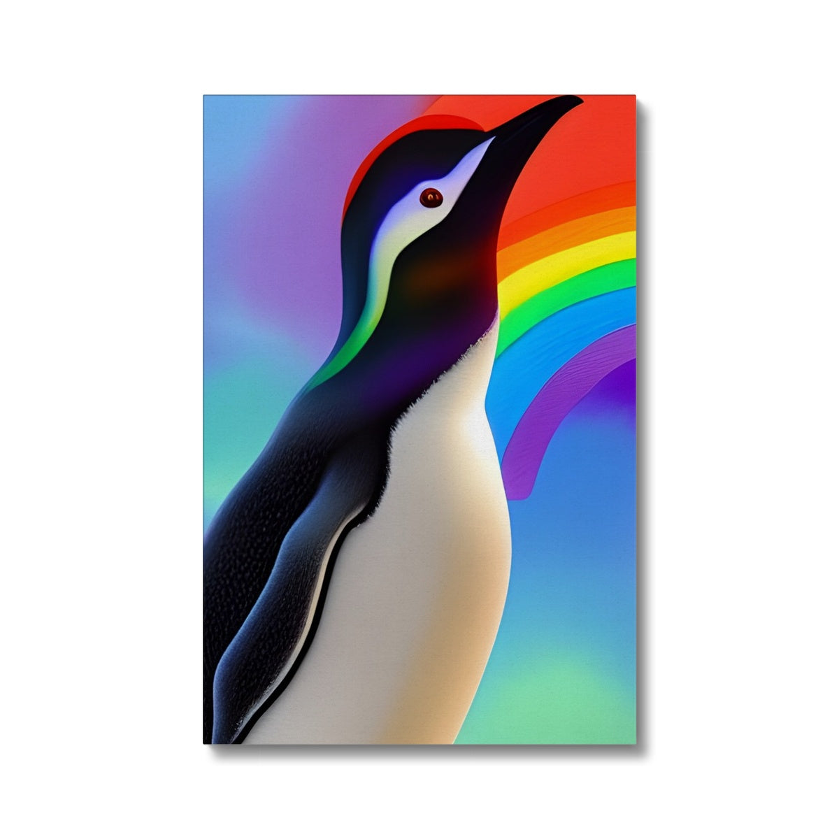 Rainbow Penguin Eco Canvas Prodigi