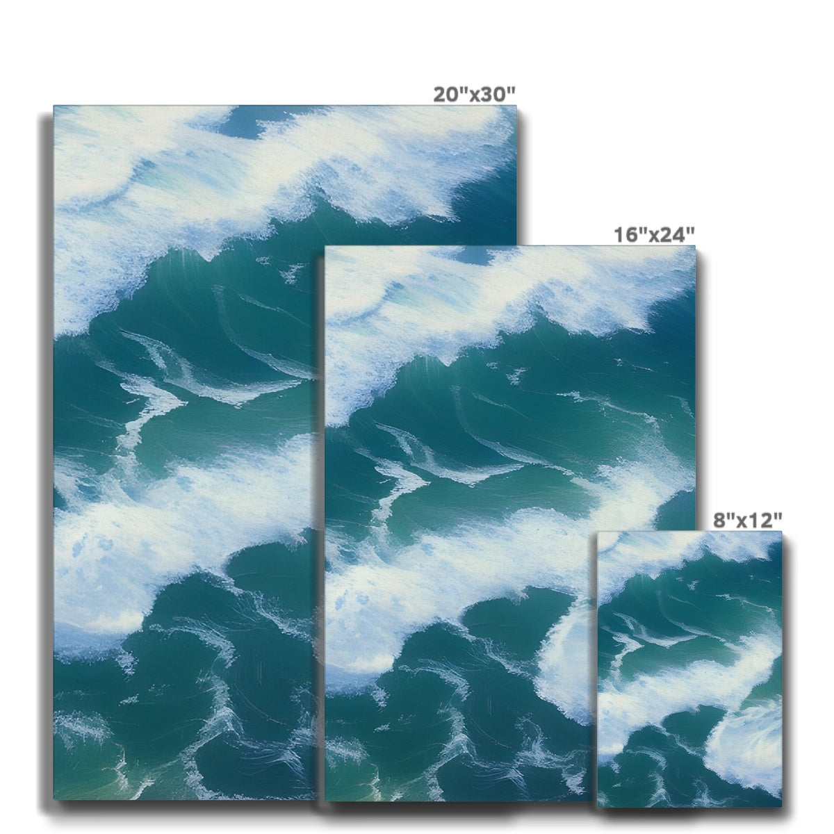 Colliding Waves Eco Canvas Prodigi