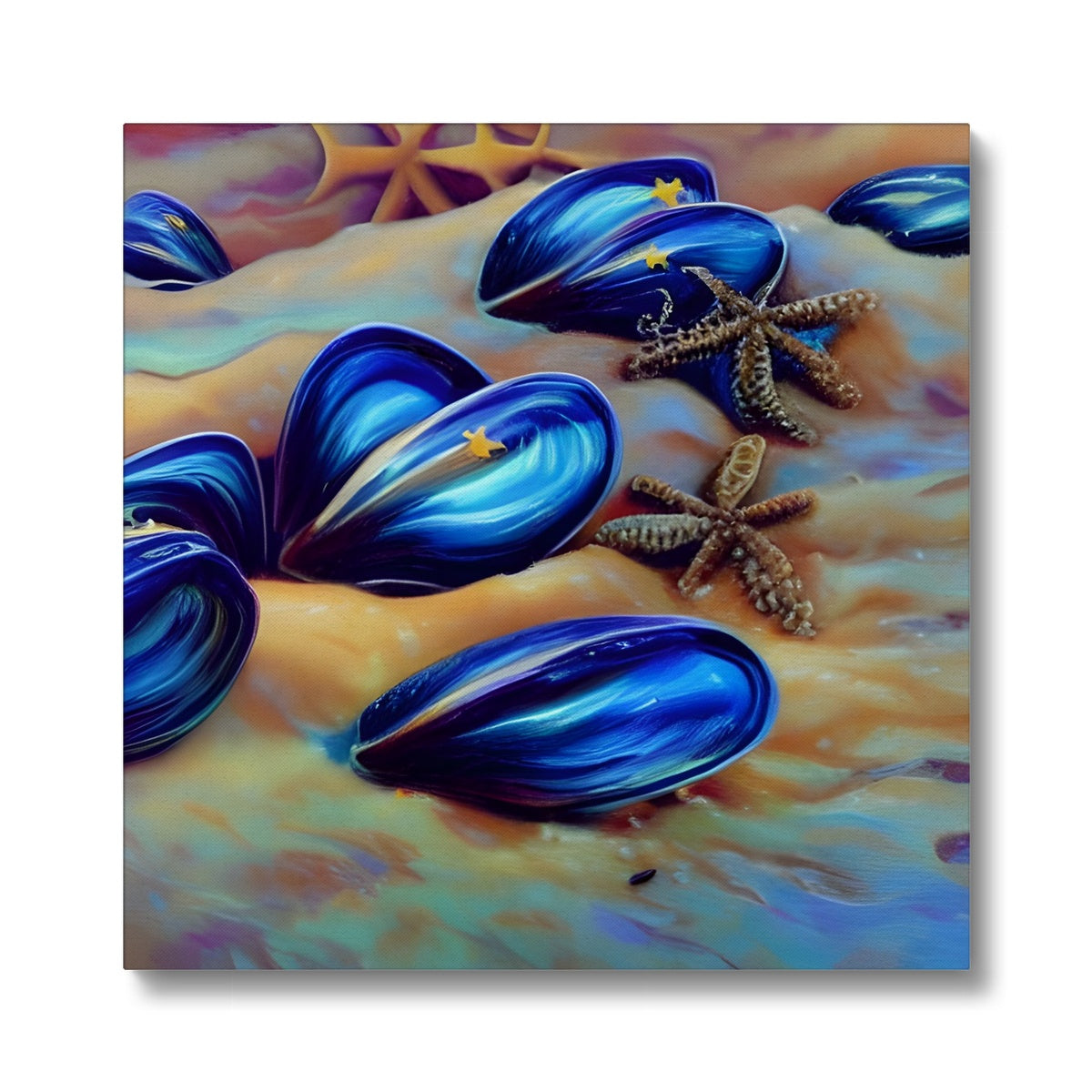 Beautiful Mussles At The Beach Eco Canvas Prodigi