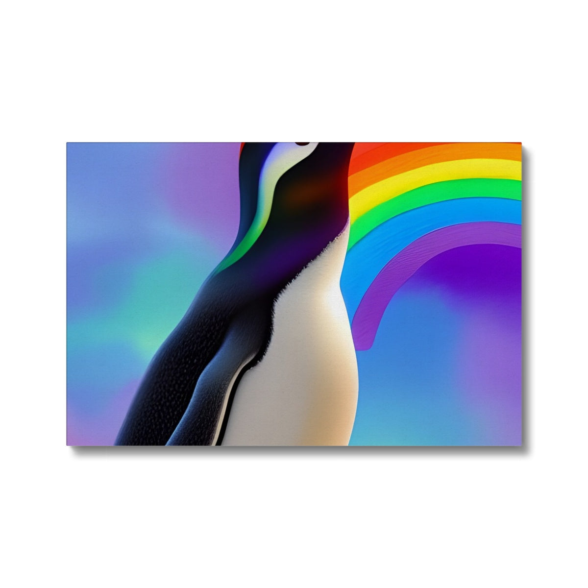 Rainbow Penguin Eco Canvas Prodigi