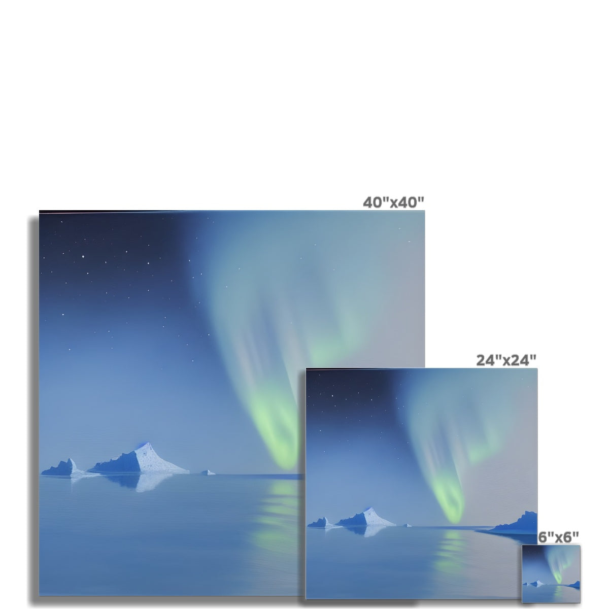 Aurora In A Ice World Fine Art Print Prodigi