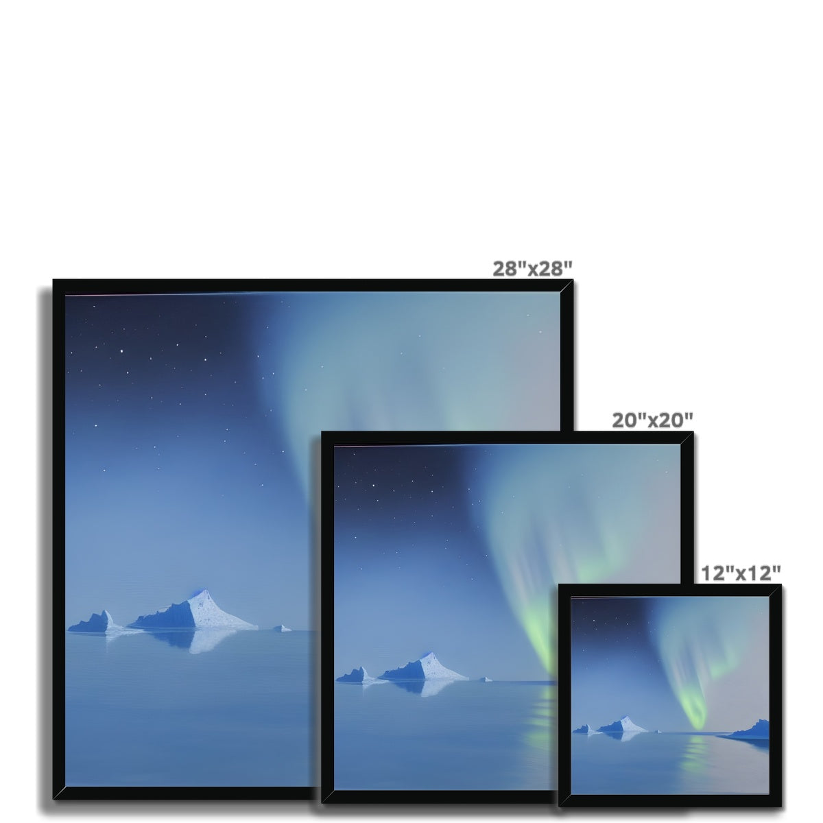 Aurora In A Ice World Framed Print Prodigi