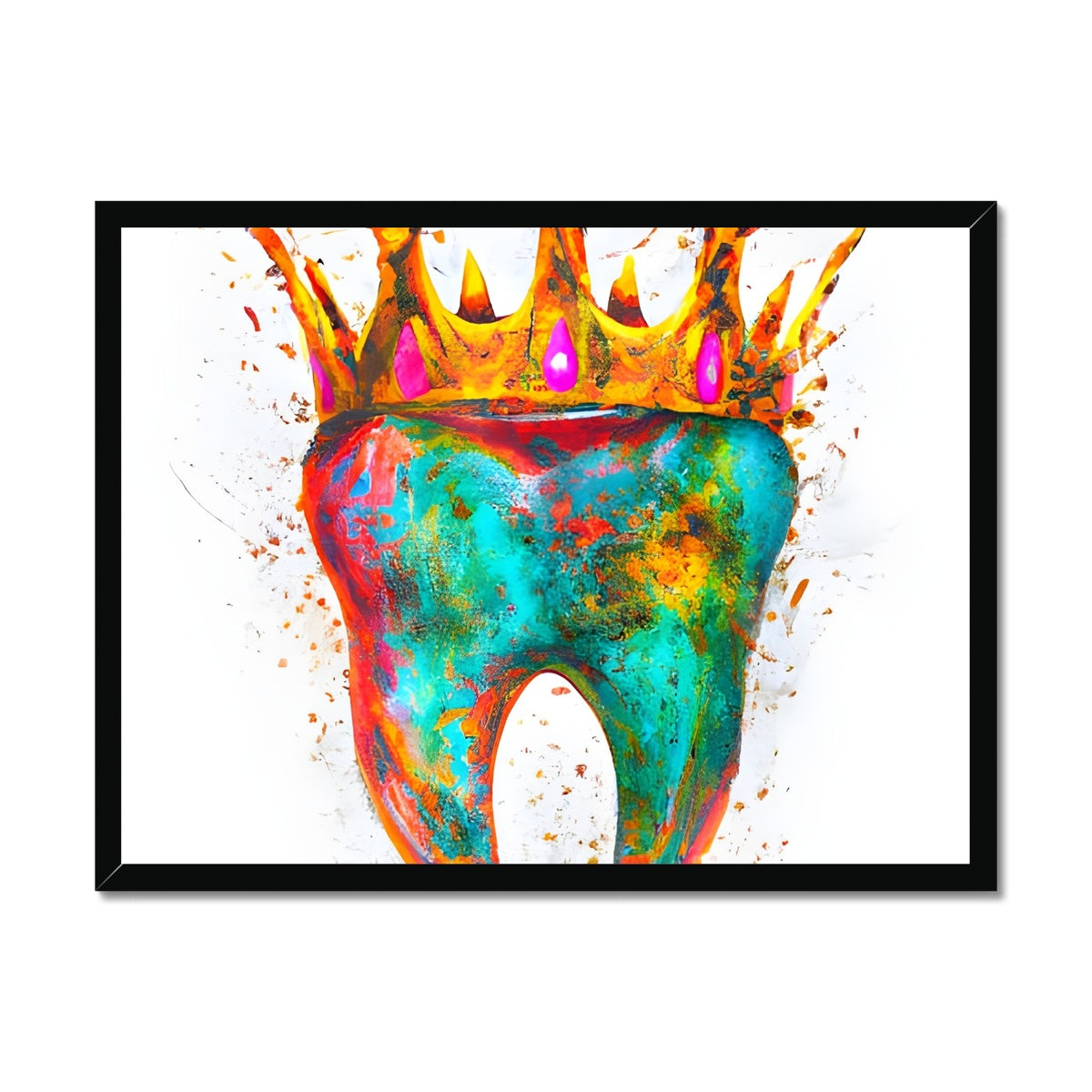 King Tooth Framed Print Prodigi