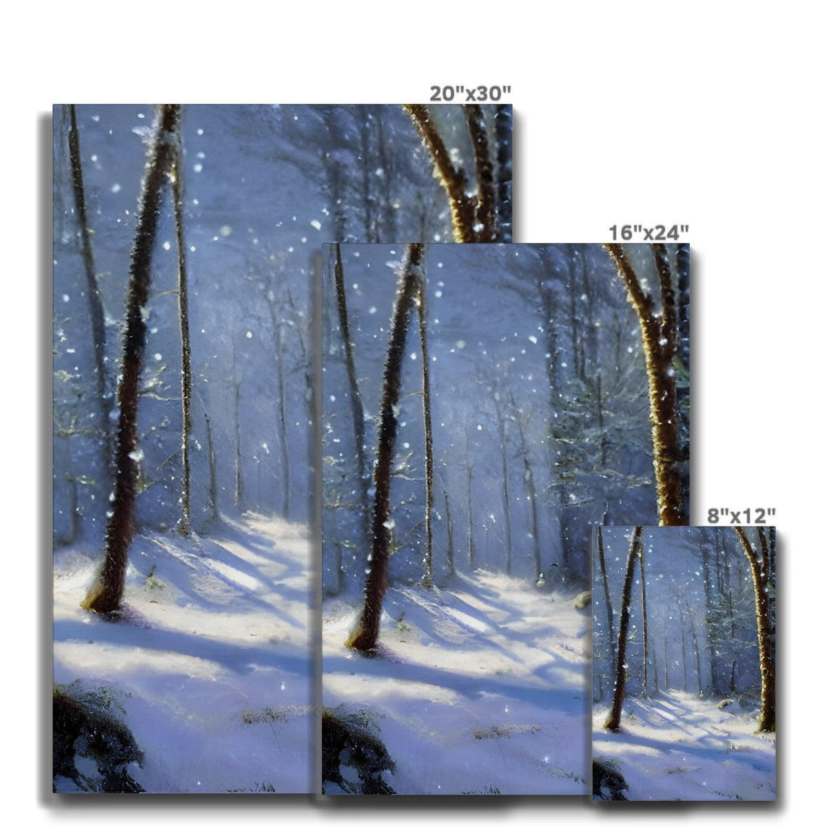 Snowy Forest Eco Canvas Prodigi