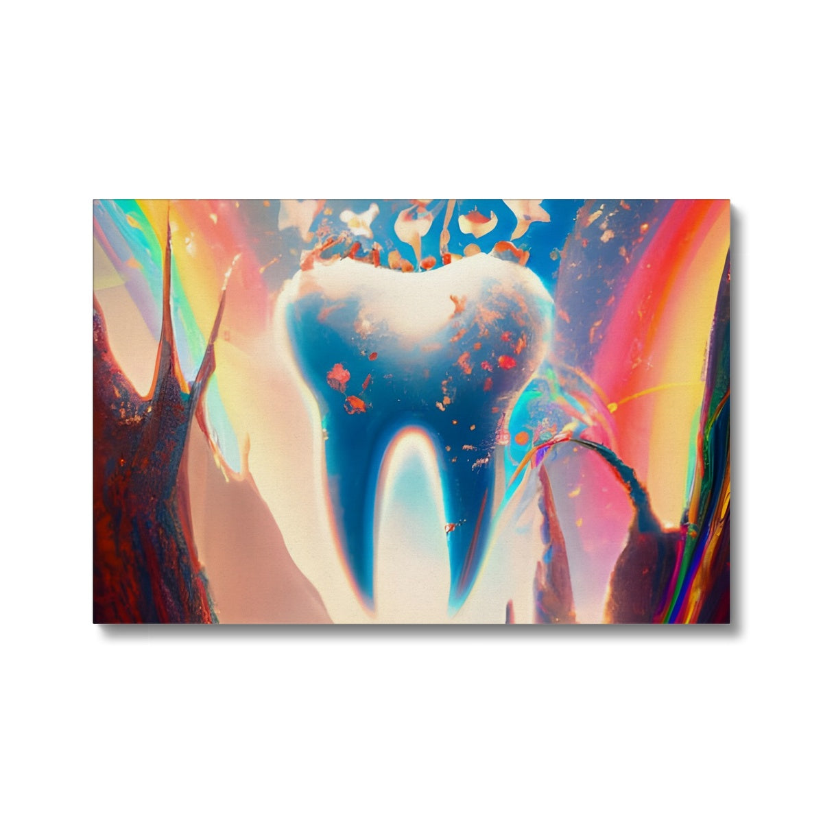 Tooth in Rainbows Eco Canvas Prodigi