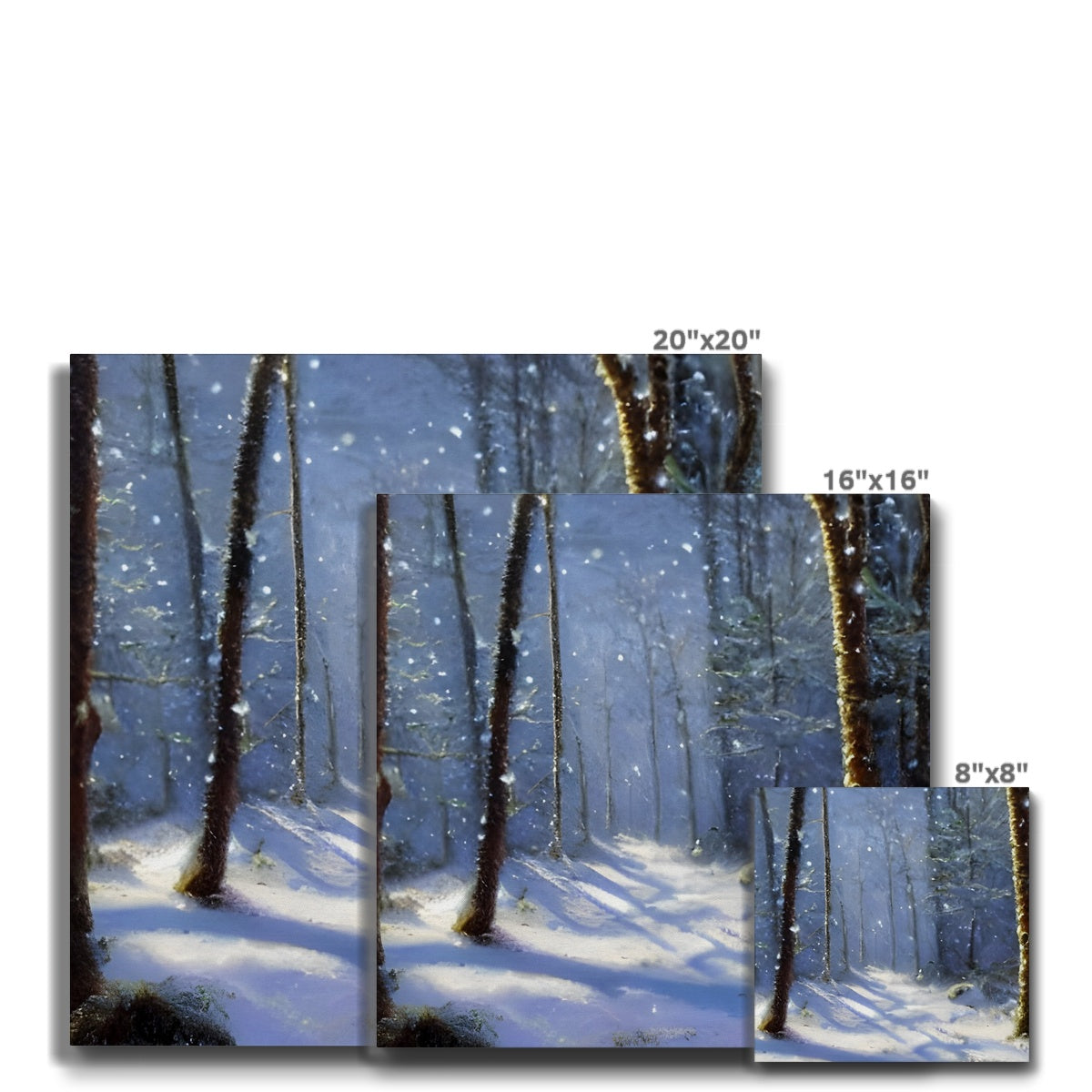 Snowy Forest Eco Canvas Prodigi