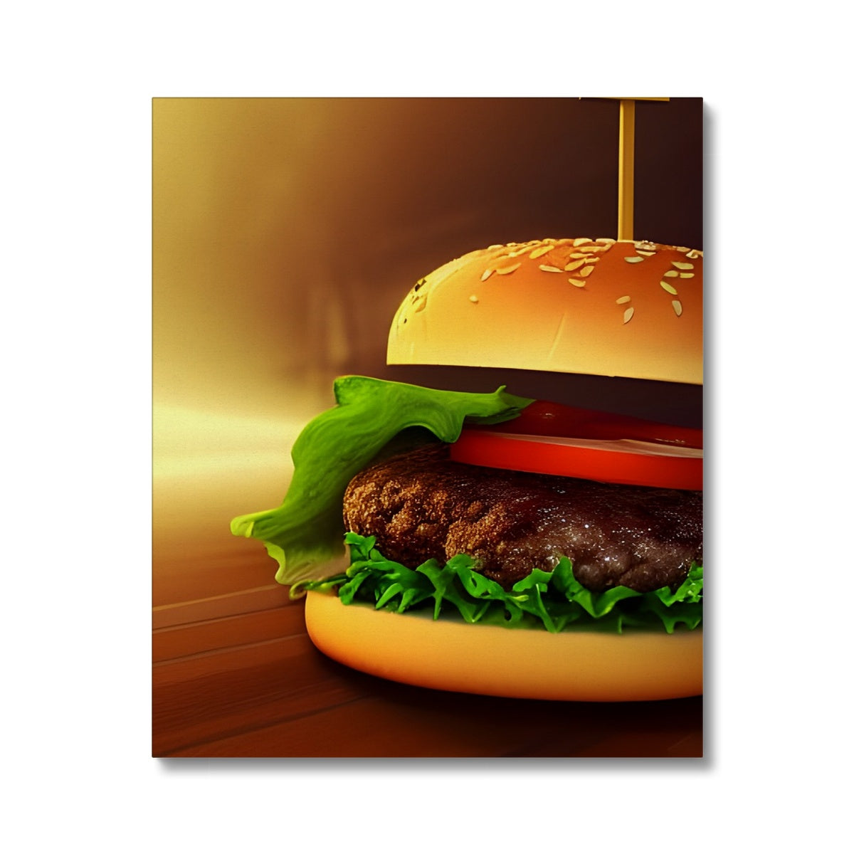 Burger Highlight Canvas Prodigi