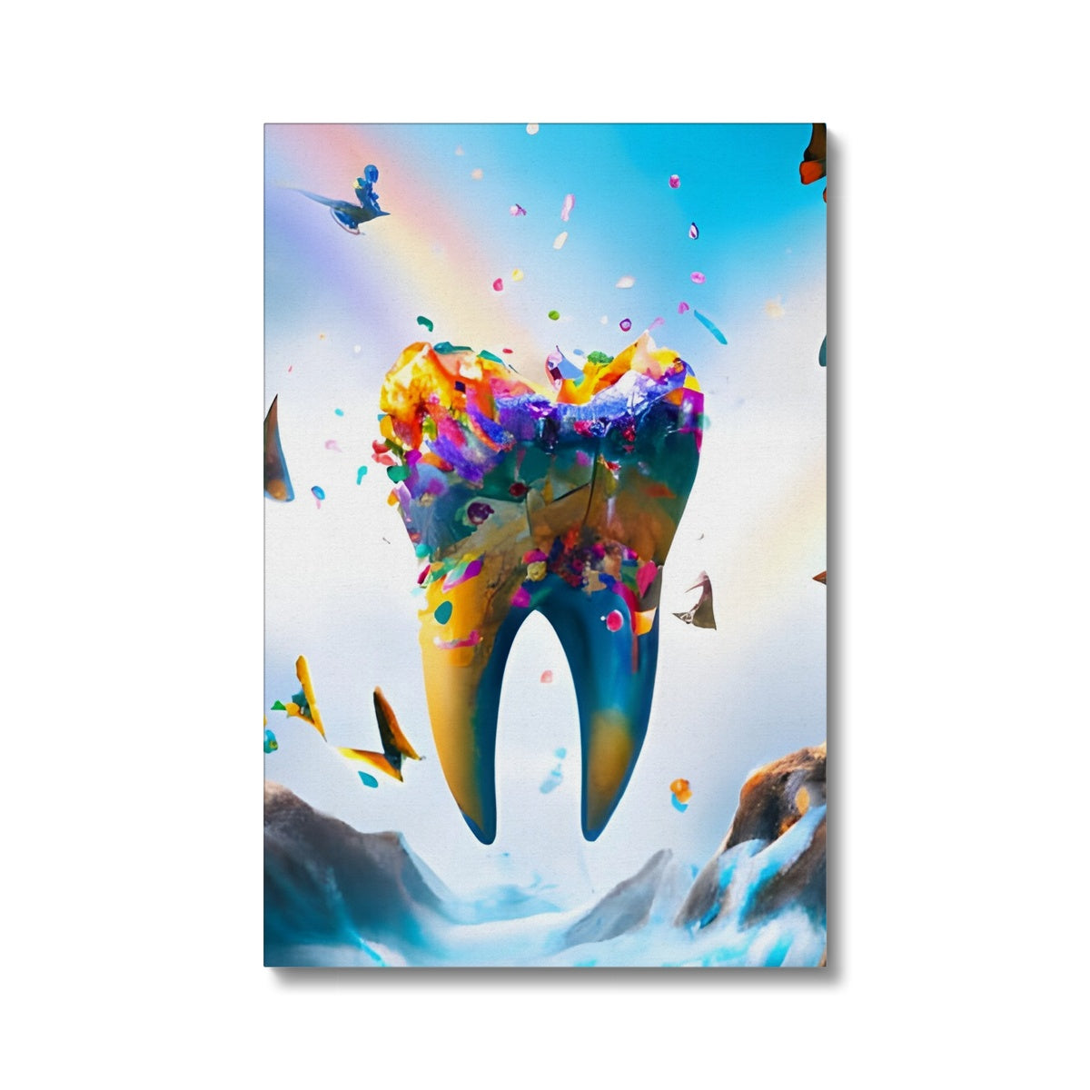 Flying Butterfly Tooth Island Eco Canvas Prodigi