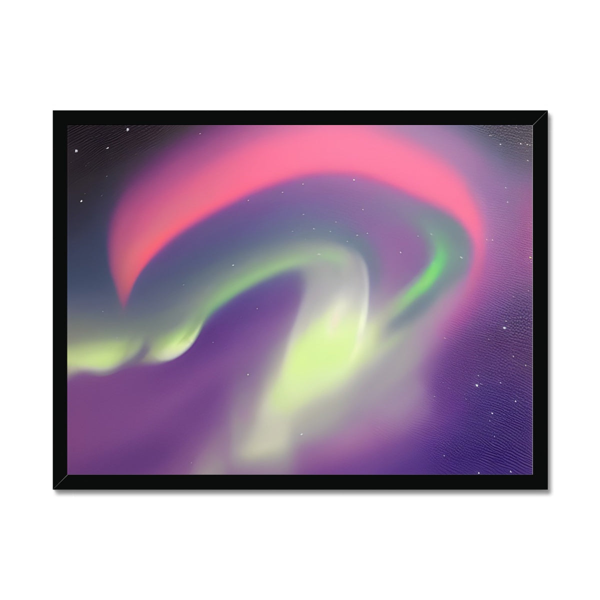 Multicolor Aurora Waves Framed Print Prodigi