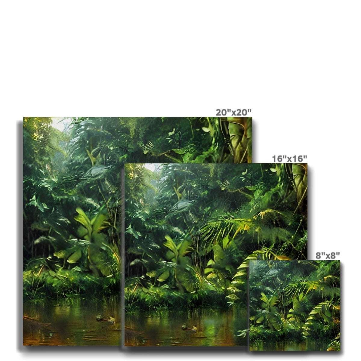 Small Puddle in the Forest Eco Canvas Prodigi