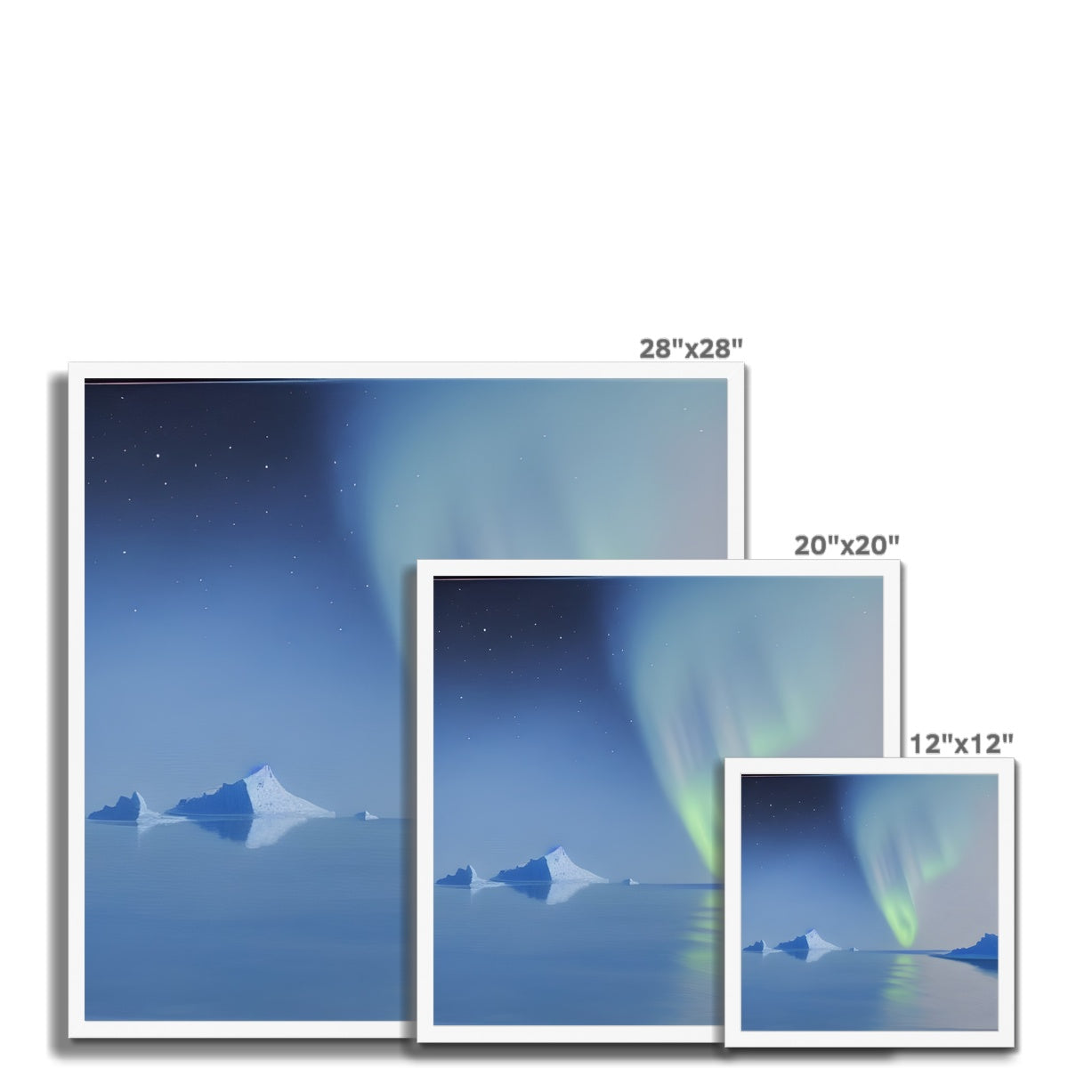 Aurora In A Ice World Framed Print Prodigi