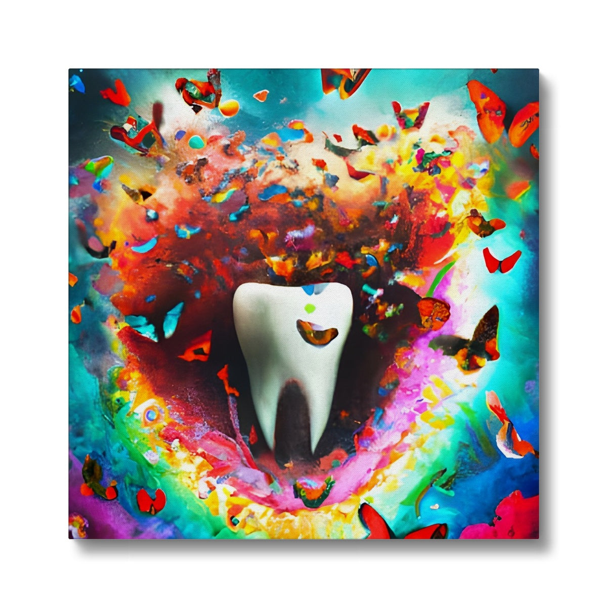 Tooth in Butterfly Storm Eco Canvas Prodigi