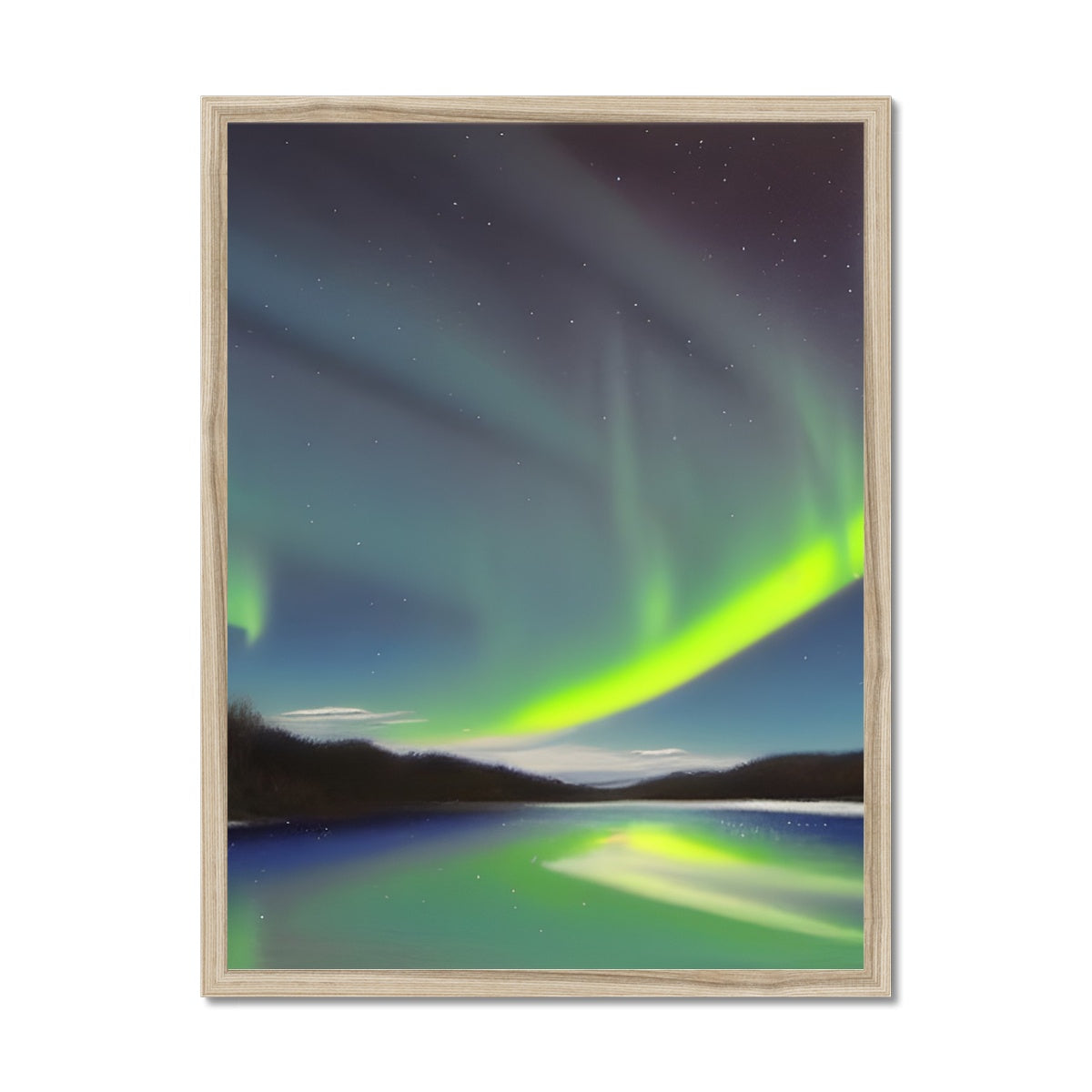 Aurora At Night Framed Print Prodigi