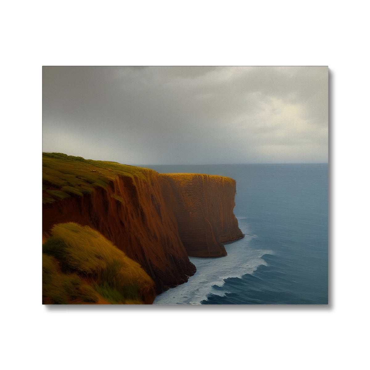 Storm Approaching A Cliff Canvas Prodigi